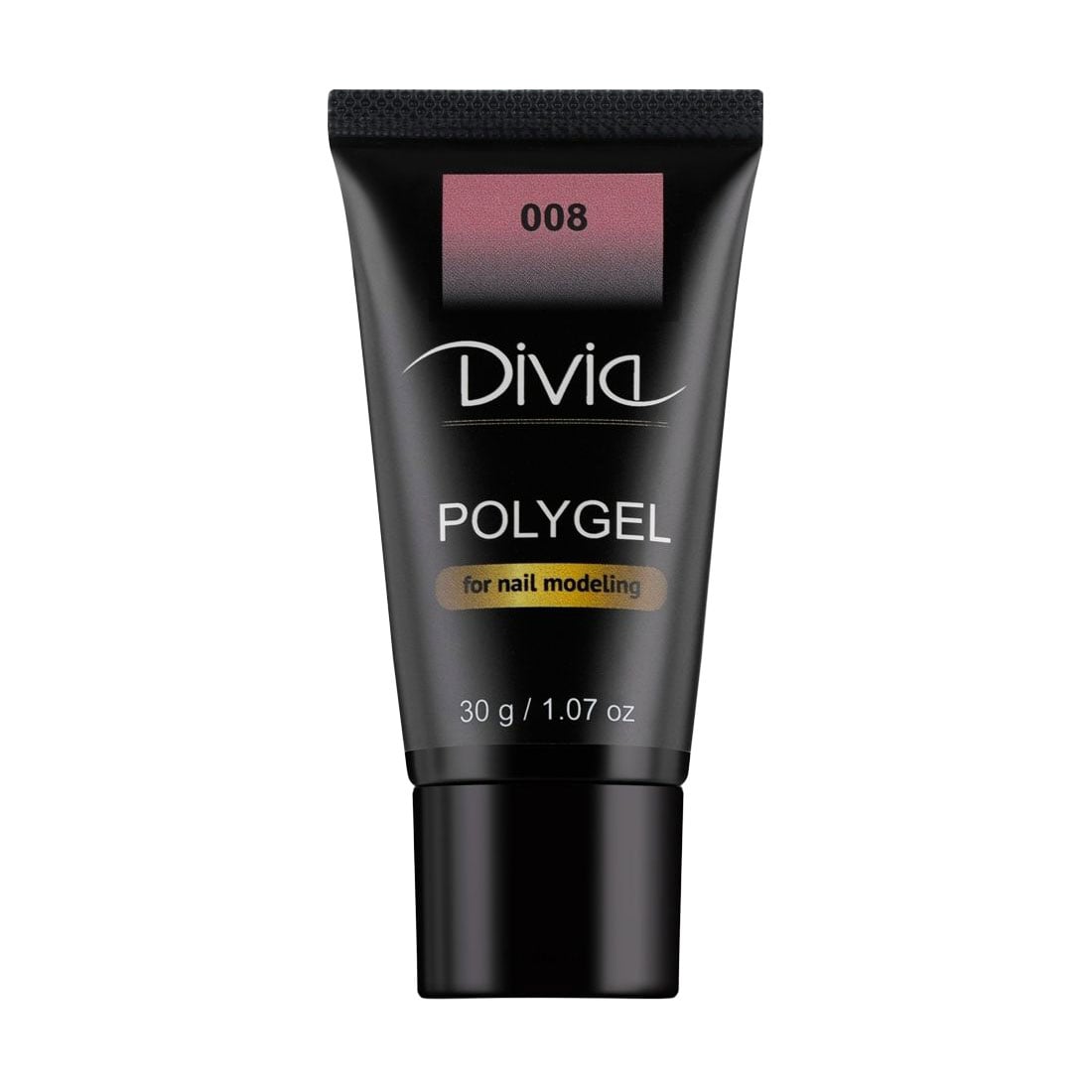 Полігель для нарощування нігтів Divia Polygel 008, 30 г